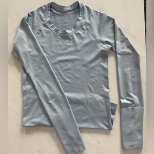 Lululemon Light Blue Long Sleeve Top
